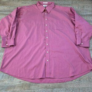 ENRO Men's Dress Shirt Ultra Pinpoint Tall 35-36 22 Long Sleeve button up shirt